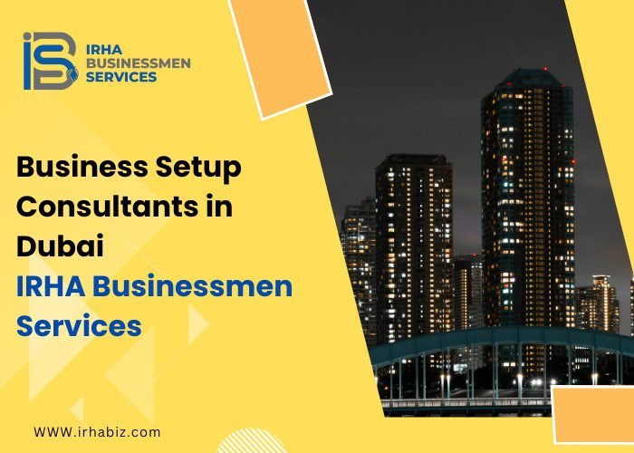 Illustration showing business setup consultants in Dubai by IRHA Businessmen Services