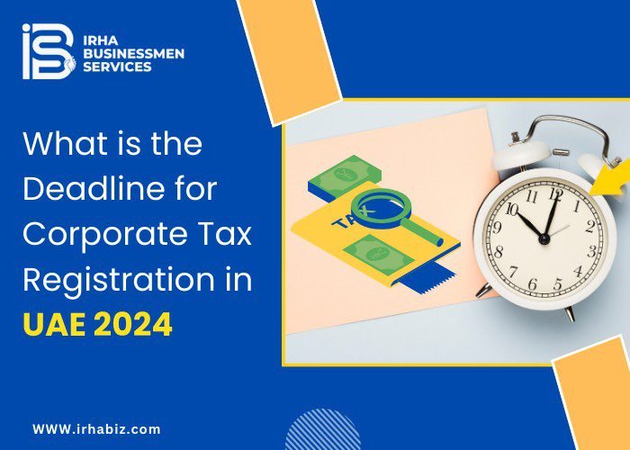 Guide image highlighting corporate tax registration deadline in UA