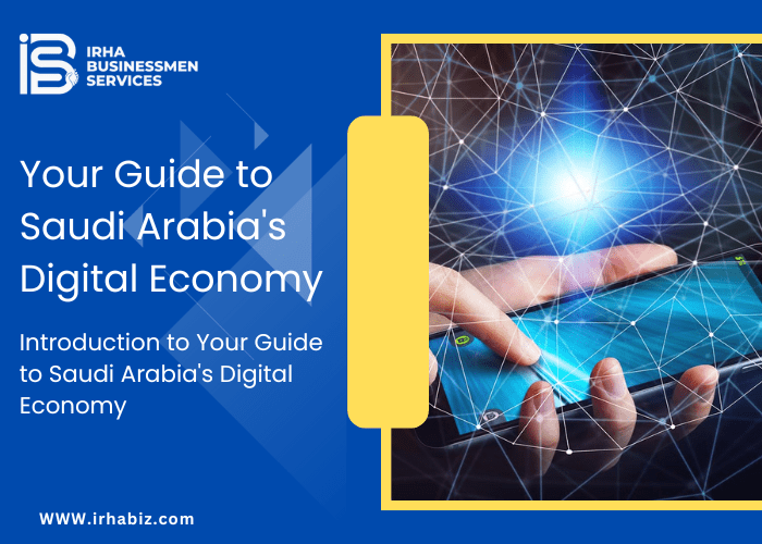 Guide image highlighting the digital economy in Saudi Arabia