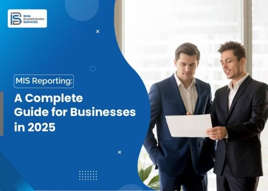 MIS Reporting Guide for Businesses in 2025 with modern dashboard illustration